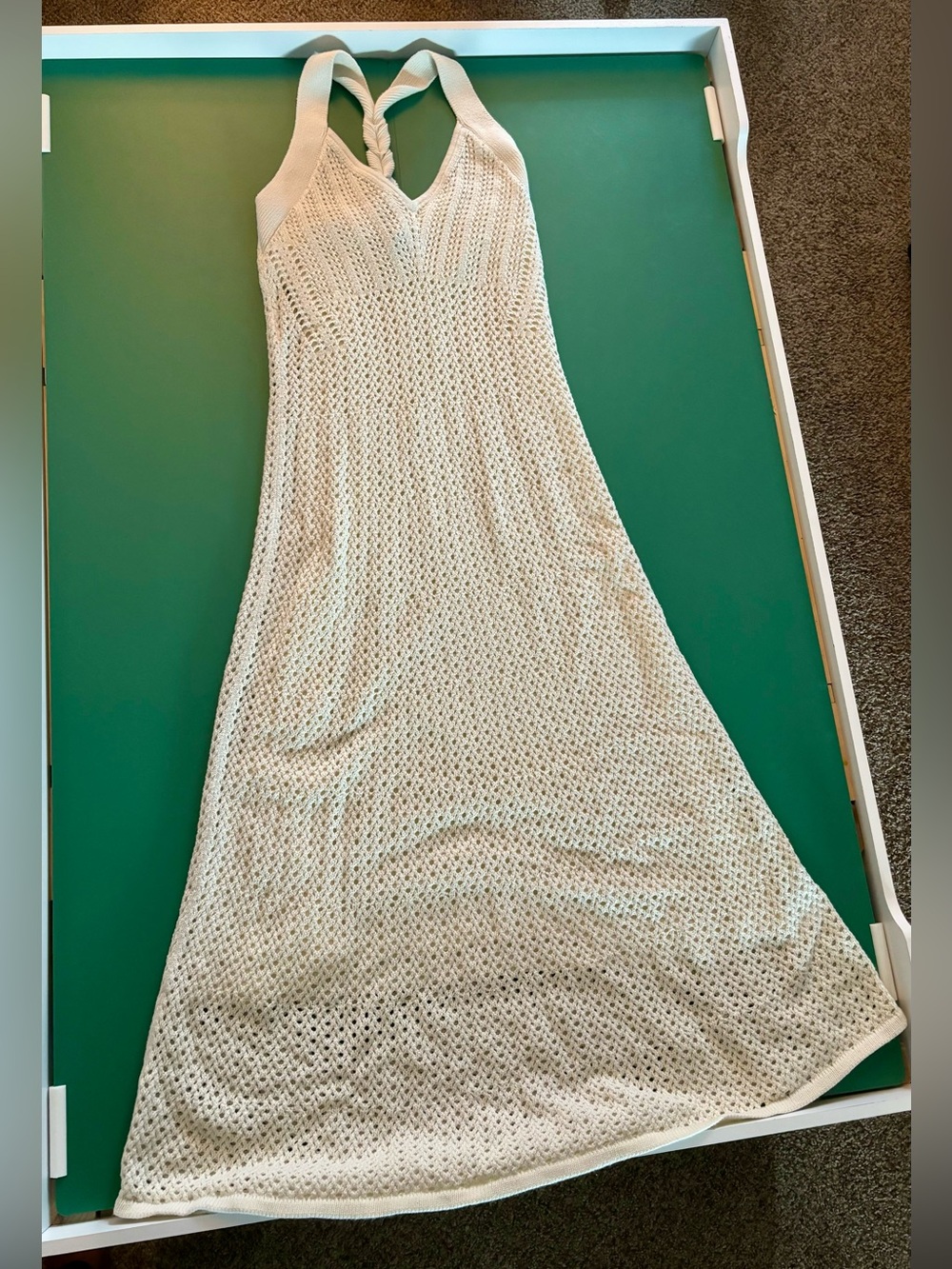 Express Women Size XS Crochet Halter Dress
